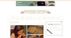 Desktop Screenshot of cozycakescottage.com
